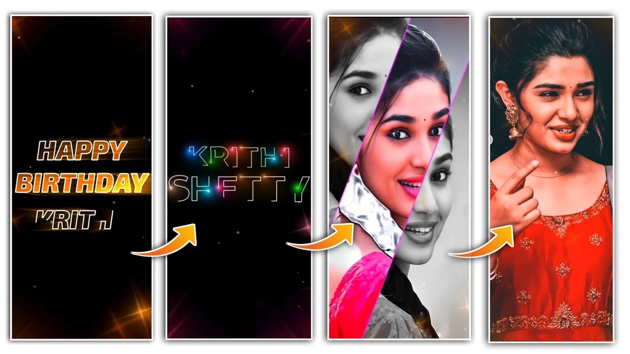 🔥Happy Birthday video editing in alight motion Trending video editing Birthday video editing telugu